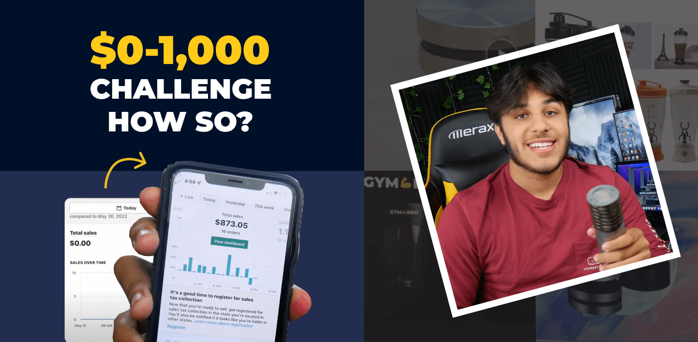 dropshipping challenge with 50 bucks